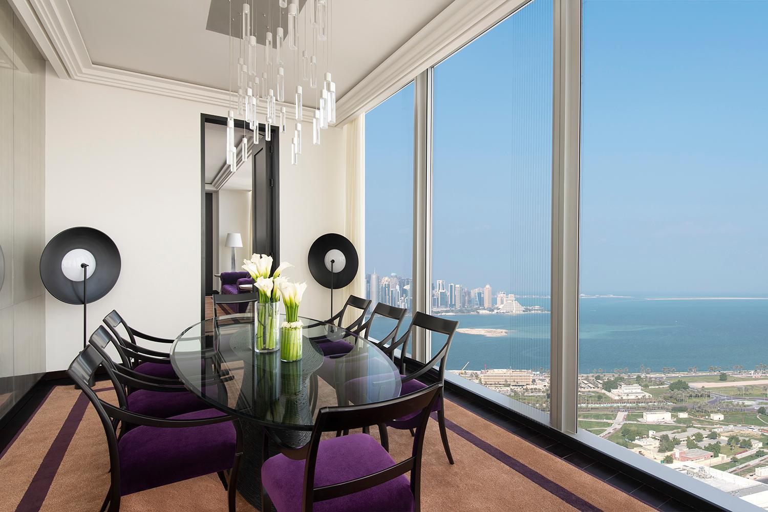 บันยันทรี โดฮา แอท ลา ซิกาล มูไชเรบ Hotel ห้อง รูปภาพ A view from a penthouse apartment